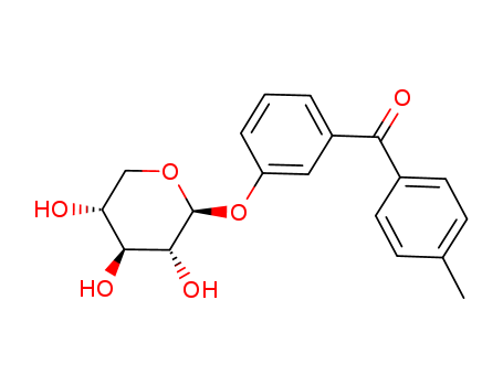 (4-METHYLPHENYL)(3-(SS-D-XYLOPYRANOSYLOXY)PHENYL)METHANONE