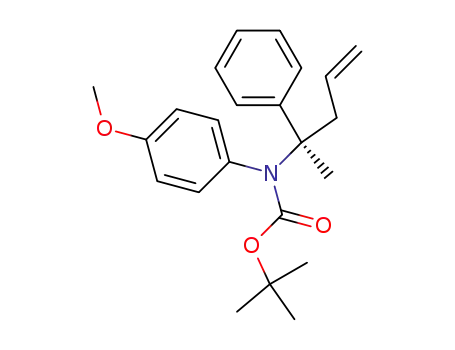 (4-Methoxy-phenyl)-((R)-1-methyl-1-phenyl-but-3-enyl)-carbamic acid tert-butyl ester