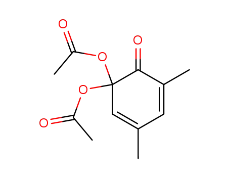 Diacetic acid 3,5-dimethyl-6-oxo-2,4-cyclohexadien-1-ylidene ester