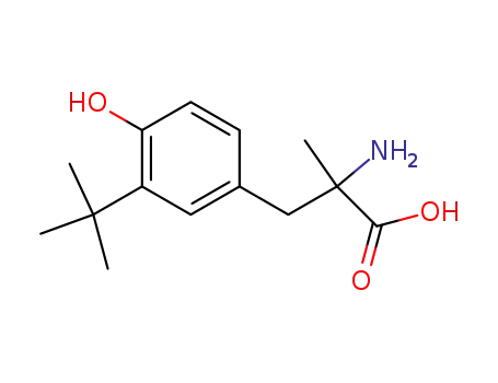 3-tert- 부틸 -4- 히드 록시 -α- 메틸 -α- 아미노 벤젠 프로피온산