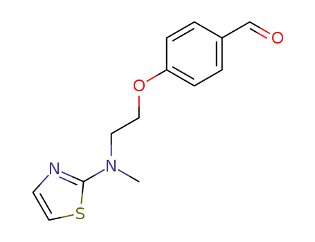 4-[2-(N-Methyl-N-(2-thiazolyl)amino)ethoxy]benzaldehyde