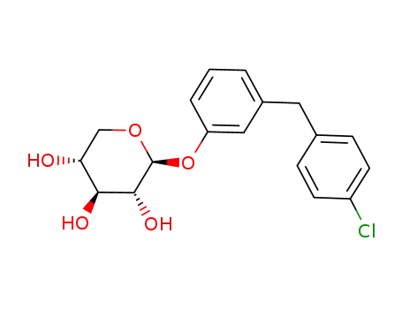 beta-D-Xylopyranoside, 3-((4-chlorophenyl)methyl)phenyl