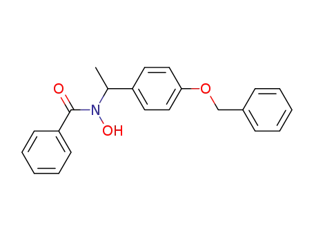 Molecular Structure of 115513-79-6 (N-[1-(4-Benzyloxy-phenyl)-ethyl]-N-hydroxy-benzamide)