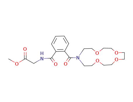 Glycine,
N-[2-(1,4,7,10-tetraoxa-13-azacyclopentadec-13-ylcarbonyl)benzoyl]-,
methyl ester