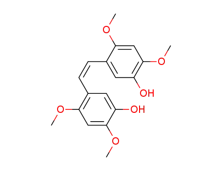 (Z)-5,5'-(ethene-1,2-diyl)bis(2,4-dimethoxyphenol)