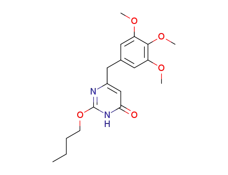 2-butoxy-6-(3,4,5-trimethoxybenzyl)pyrimidin-4(1H)-one
