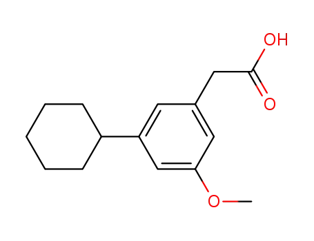 Acetic acid, 3-cyclohexyl-5-methoxyphenyl-