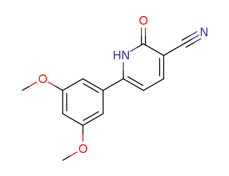 3-Pyridinecarbonitrile, 6-(3,5-dimethoxyphenyl)-1,2-dihydro-2-oxo-