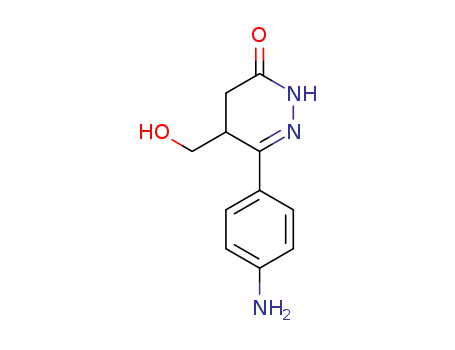 3(2H)-Pyridazinone,6-(4-aminophenyl)-4,5-dihydro-5-(hydroxymethyl)-