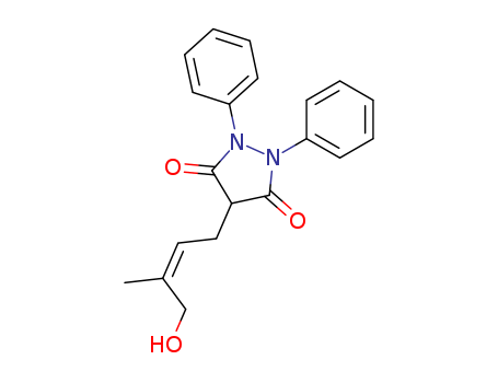 3,5-Pyrazolidinedione, 4-(4-hydroxy-3-methyl-2-butenyl)-1,2-diphenyl-