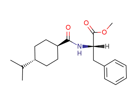 Molecular Structure of 958230-63-2 (N-[(trans-4-Isopropylcyclohexyl)carbonyl]-L-phenylalanine methyl ester)