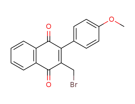 2-Bromomethyl-3-(4-methoxy-phenyl)-[1,4]naphthoquinone