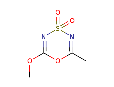2-methoxy-6-methyl-1,4,3,5-oxathiadiazine 4,4-dioxide cas  40028-33-9