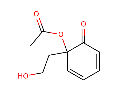 2,4-Cyclohexadien-1-one, 6-(acetyloxy)-6-(2-hydroxyethyl)-