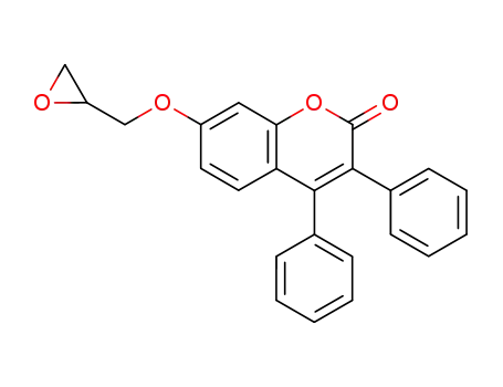 7-Oxiranylmethoxy-3,4-diphenyl-chromen-2-one