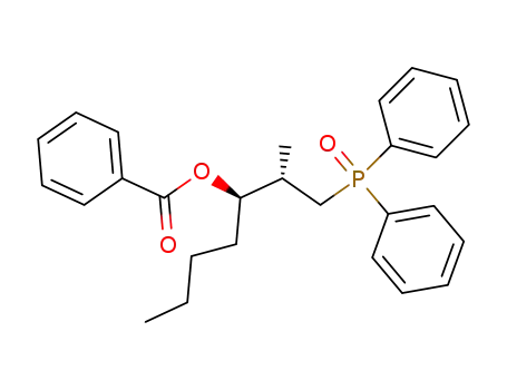 (2S,3R)-1-Diphenylphosphinoyl-2-methylheptan-3-yl benzoate