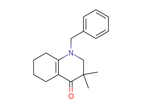1-Benzyl-3,3-dimethyl-Δ<sup>9,10</sup>-octahydro-4-quinolone