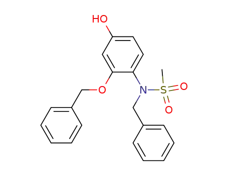 Methanesulfonamide,
N-[4-hydroxy-2-(phenylmethoxy)phenyl]-N-(phenylmethyl)-
