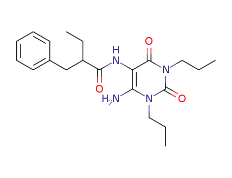 Benzenepropanamide,  N-(6-amino-1,2,3,4-tetrahydro-2,4-dioxo-1,3-dipropyl-5-pyrimidinyl)--alpha--ethyl-