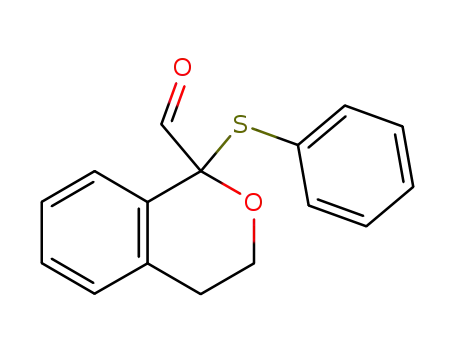 1-Phenylthio-isochroman-1-carbaldehyd