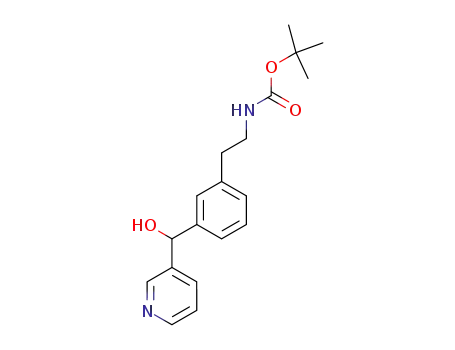 {2-[3-(Hydroxy-pyridin-3-yl-methyl)-phenyl]-ethyl}-carbamic acid tert-butyl ester