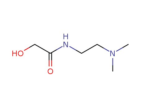 Molecular Structure of 1569-91-1 (Acetamide, N-[2-(dimethylamino)ethyl]-2-hydroxy-)