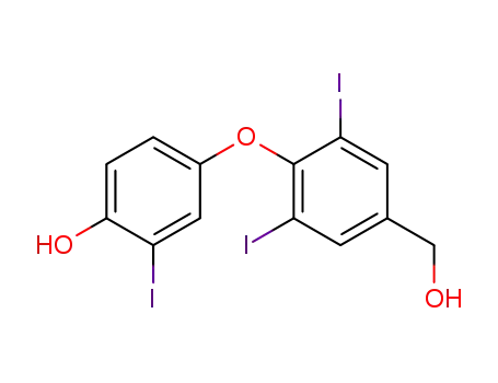 Benzenemethanol, 4-(4-hydroxy-3-iodophenoxy)-3,5-diiodo-