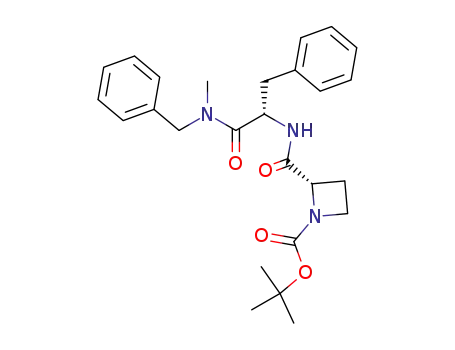 (S)-2-[(S)-1-(Benzyl-methyl-carbamoyl)-2-phenyl-ethylcarbamoyl]-azetidine-1-carboxylic acid tert-butyl ester