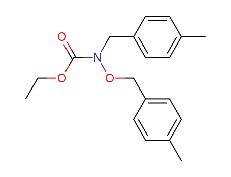 N-(4-Methyl-benzyl)-N-(4-methyl-benzyloxy)-carbamidsaeure-ethylester