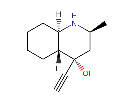 Molecular Structure of 59693-01-5 (4-ETHYNYL-2-METHYL-DECAHYDRO-QUINOLIN-4-OL)
