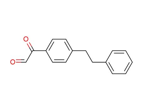 Molecular Structure of 24585-99-7 (1-(p-Phenethylphenyl)glyoxal)