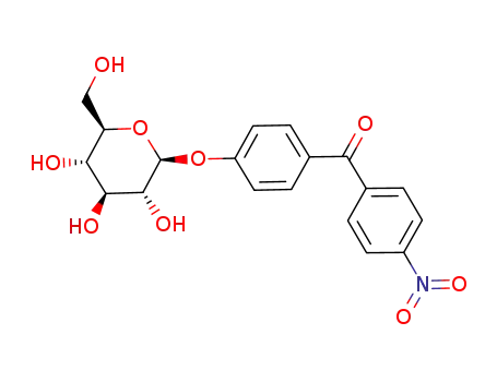 Molecular Structure of 83357-20-4 (4-[(4-nitrophenyl)carbonyl]phenyl beta-D-galactopyranoside)