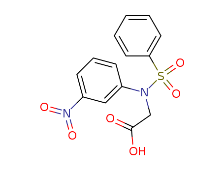 [Benzenesulfonyl-(3-nitro-phenyl)-amino]-acetic acid