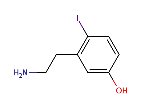 2-(5-Hydroxy-2-iodphenyl)aethylamin