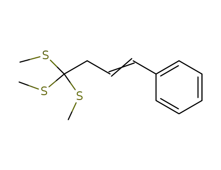 ((E)-4,4,4-Tris-methylsulfanyl-but-1-enyl)-benzene