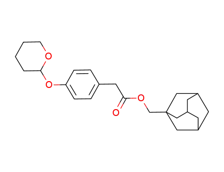 [4-(Tetrahydro-pyran-2-yloxy)-phenyl]-acetic acid adamantan-1-ylmethyl ester