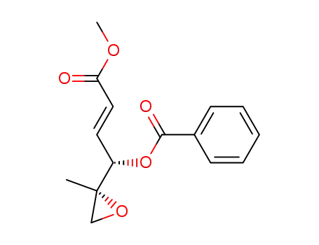 Benzoic acid (E)-(S)-3-methoxycarbonyl-1-((S)-2-methyl-oxiranyl)-allyl ester