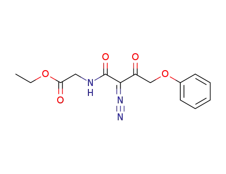 (2Z)-3-Diazonio-4-[(2-ethoxy-2-oxoethyl)amino]-4-oxo-1-phenoxybut-2-en-2-olate