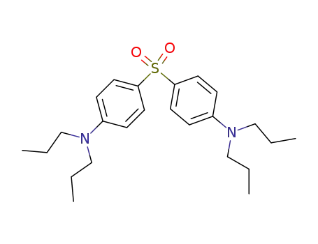 Molecular Structure of 125927-27-7 (Benzenamine, 4,4'-sulfonylbis[N,N-dipropyl-)