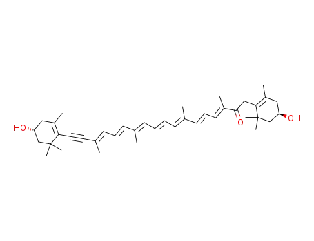(3E,5E,7E,9E,11E,13E,15E)-1,18-Bis-((R)-4-hydroxy-2,6,6-trimethyl-cyclohex-1-enyl)-3,7,12,16-tetramethyl-octadeca-3,5,7,9,11,13,15-heptaen-17-yn-2-one