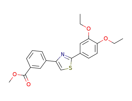 3-[2-(3,4-Diethoxy-phenyl)-thiazol-4-yl]-benzoic acid methyl ester