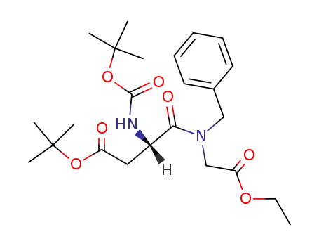 (S)-N-Benzyl-3-tert-butoxycarbonylamino-N-ethoxycarbonylmethyl-succinamic acid tert-butyl ester