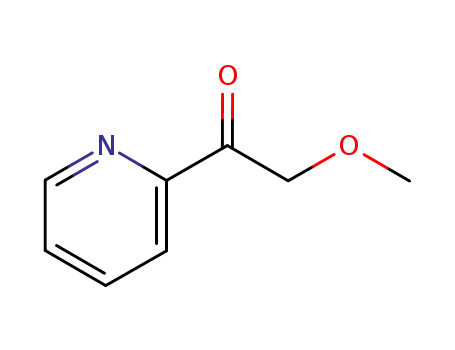 Molecular Structure of 105729-06-4 (2-METHOXY-1-PYRIDIN-2-YLETHANONE)