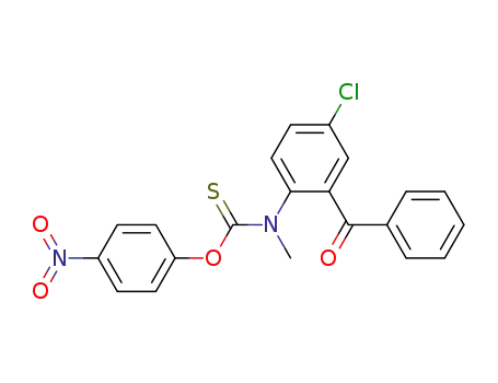 Carbamothioic acid, (2-benzoyl-4-chlorophenyl)methyl-,
O-(4-nitrophenyl) ester