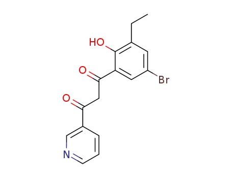 1-(5-Bromo-3-ethyl-2-hydroxy-phenyl)-3-pyridin-3-yl-propane-1,3-dione