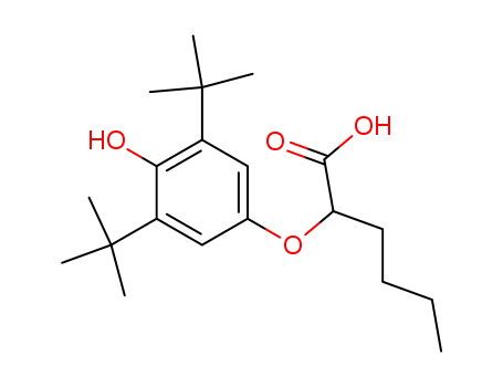 Hexanoic acid,2-[3,5-bis(1,1-dimethylethyl)-4-hydroxyphenoxy]- cas  59404-25-0