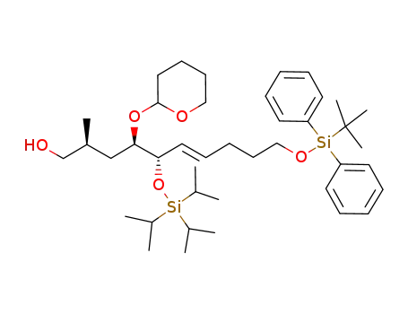 (E)-(2S,4R,5S)-10-(tert-Butyl-diphenyl-silanyloxy)-2-methyl-4-(tetrahydro-pyran-2-yloxy)-5-triisopropylsilanyloxy-dec-6-en-1-ol
