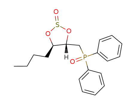 (4R,5S)-4-Butyl-5-(diphenyl-phosphinoylmethyl)-[1,3,2]dioxathiolane 2-oxide