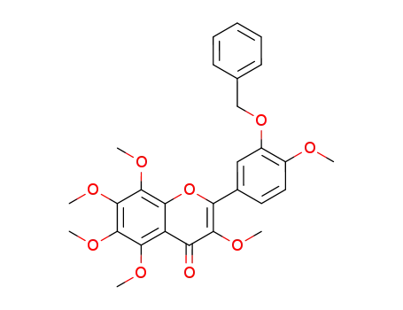 2-(3-Benzyloxy-4-methoxy-phenyl)-3,5,6,7,8-pentamethoxy-chromen-4-one