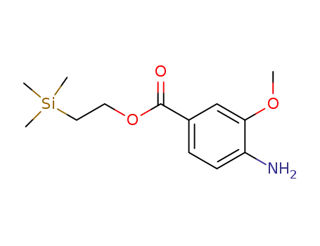 4-Amino-3-methoxy-benzoic acid 2-trimethylsilanyl-ethyl ester